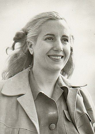 Eva Peron meets Juan Peron in Buenos Aires